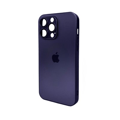 Чохол для смартфона AG Glass Matt Frame Color для iPhone 15 Pro Max Deep Purple 666-00654 фото