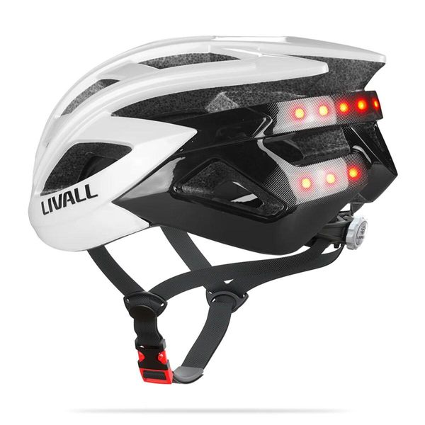 Защитный шлем Livall BH60SE NEO (L) White (55-61см), акустика, микрофон, сигналы поворотов и стопов, 656-00076 фото