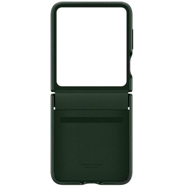 Шкіряний чохол Leather Case для Samsung Galaxy Z Flip5 Green 555-03214 фото