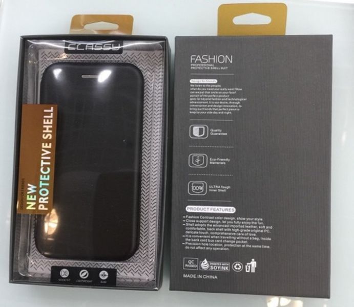 Кожаный чехол-книжка Classy для Xiaomi Redmi 5A Black 777-06109 фото