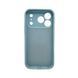 Силиконовый чехол с закрытой камерой для iPhone 17 Pro Max Mist Blue 666-04318 фото 3