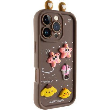 Чохол TPU Toys Case with Ears для Apple iPhone 16 Pro Max (6.9") Brown 208-05341 фото