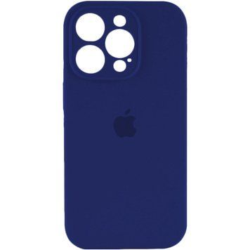 Силіконовий чохол з закритою камерою для iPhone 15 Pro Max Navy Blue 666-01140 фото