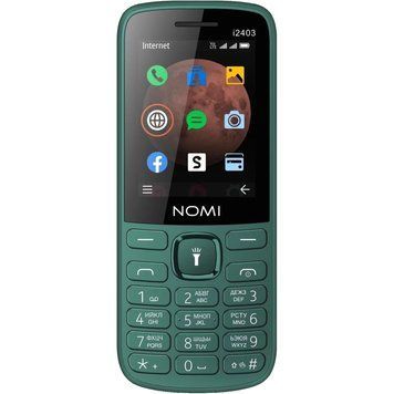 Мобильный телефон Nomi i2403 Dark Green i2403 Dark Green фото