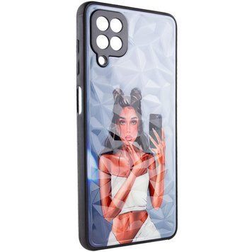 TPU+PC чохол Prisma Ladies для Samsung Galaxy M33 5G Black in White 777-07316 фото