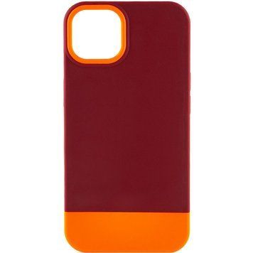 Чохол TPU+PC Bichromatic для Apple iPhone 11 Pro Max (6.5") Brown burgundy / Orange 555-03917 фото