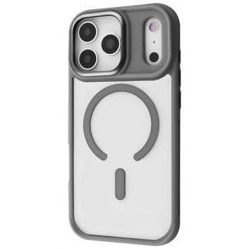 Чехол Proove Clear Essence Case with Magnetic Ring iPhone 17 Pro Max Gray 656-04441 фото