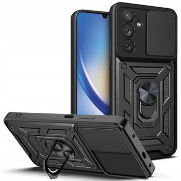 Ударостійкий чохол Camshield Serge Ring для Samsung Galaxy A05s Black 777-04440 фото