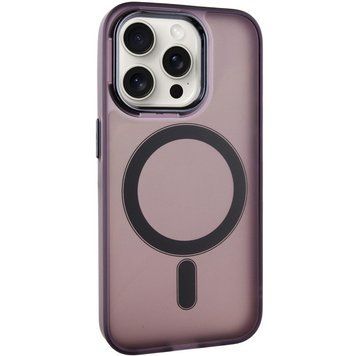 Чохол TPU+PC Lily with MagSafe для Apple iPhone 14 Pro Max (6.7") Dark Purple 214-03595 фото