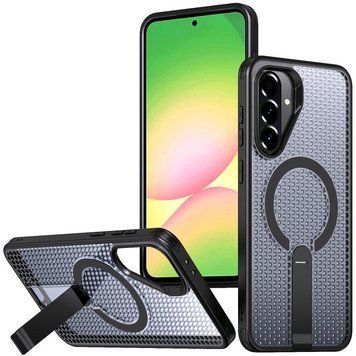 Чохол TPU Breeze with MagSafe stand для Samsung Galaxy A36 5G Black 777-08721 фото