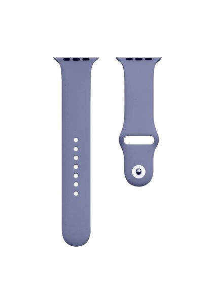 Силіконовий ремінець для Apple Watch 38/40/41 мм Lavender Grey 212-00616 фото