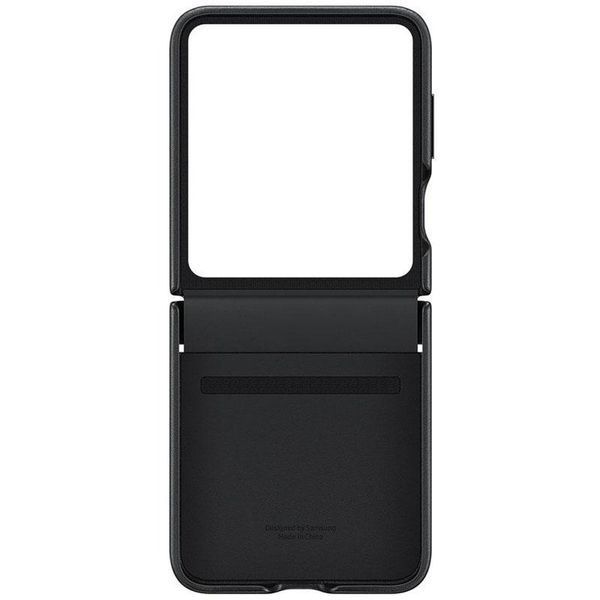 Шкіряний чохол Leather Case для Samsung Galaxy Z Flip5 Black 555-03215 фото
