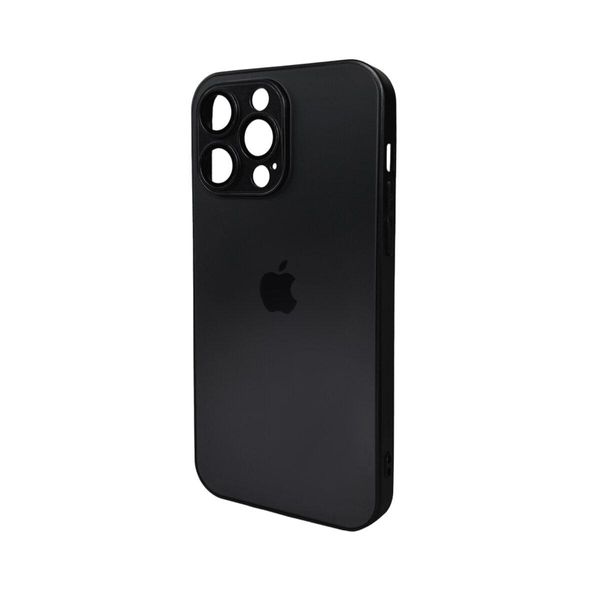 Чехол для смартфона AG Glass Matt Frame Color для iPhone 15 Pro Max Graphite Black 666-00655 фото