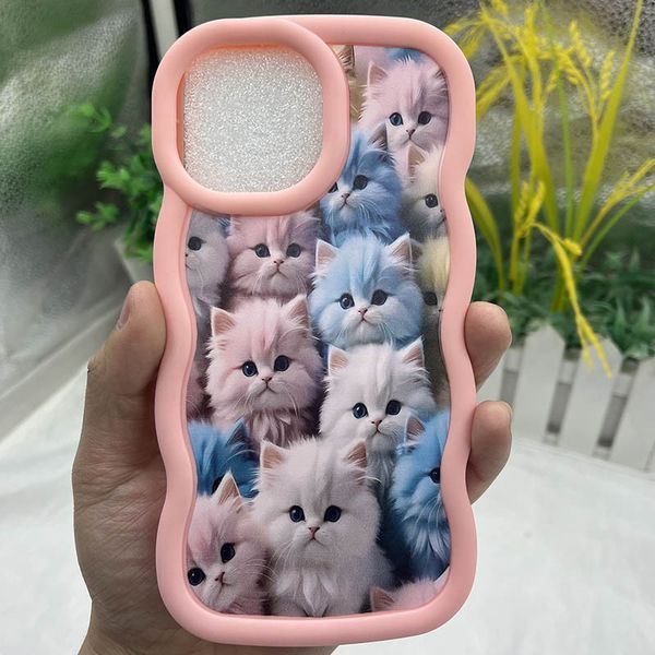 Чохол TPU Cloudy Pictures для iPhone 12 Pro Max / 13 Pro Max (6.7") Kittens 555-01401 фото