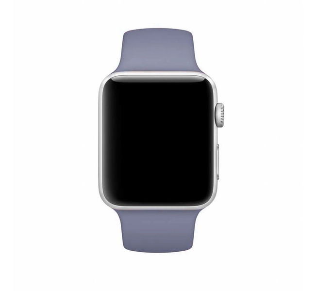 Силіконовий ремінець для Apple Watch 38/40/41 мм Lavender Grey 212-00616 фото