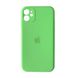 Силиконовый чехол с закрытой камерой для iPhone 12 Lime 208-00797 фото