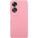 Чохол TPU GETMAN Liquid Silk Full Camera для Oppo A60 4G Рожевий / Pink ILSO-00000077920-7 фото
