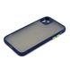 Силиконовый чехол с закрытой камерой Avenger Totu для iPhone 11 Navy Blue 208-00655 фото