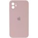 Силіконовий чохол з квадратними бортиками для iPhone 11 Pink-sand 208-00847 фото