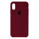 Силіконовий чохол для iPhone X/XS Maroon Marsala 208-00124 фото