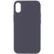 Силиконовый чехол Silk Full Protective для iPhone X / XS (5.8") Dark Gray 777-10835 фото