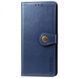 Шкіряний чохол-книжка GETMAN Gallant (PU) для Samsung Galaxy S21 FE Синій 777-06467 фото