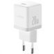 МЗП Baseus Palm Fast Charger 20W (Type-C) + Кабель Type-C to Lightning 20W (1m) White E0116400 фото 1