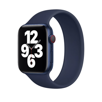 Силіконовий монобраслет для Apple Watch 38/40/41 mm 150 mm Синій 212-00354 фото
