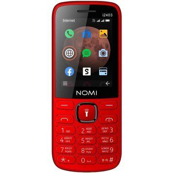Мобильный телефон Nomi i2403 Red i2403 Red фото