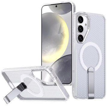 Чехол TPU Breeze with MagSafe stand для Samsung Galaxy S26 / S26 Pro Transparent 777-09252 фото
