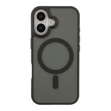 Чехол TPU+PC Goldencis Matte with MagSafe для iPhone 17 Black 2020000496694 фото