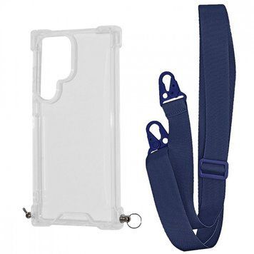 Чохол WAVE Clear Case With Strap для Samsung Galaxy S24 Ultra Midnight Blue 208-05185 фото