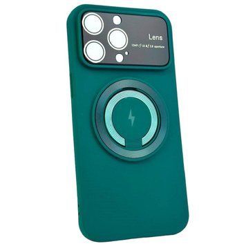 Чохол HD Glass Film Lens Separate Camera with MagSafe для iPhone 13 Green 214-02049 фото