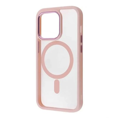 Чехол Space Magnetic Color з Magsafe для iPhone 15 Pro Розовый 214-00806 фото