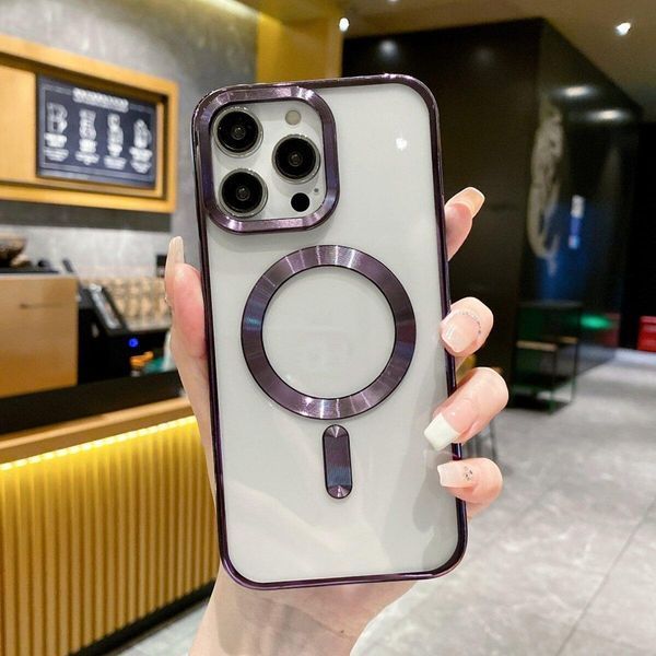Чохол Metallic CD Magnetic для iPhone 15 Pro Max Deep Purple 666-02734 фото