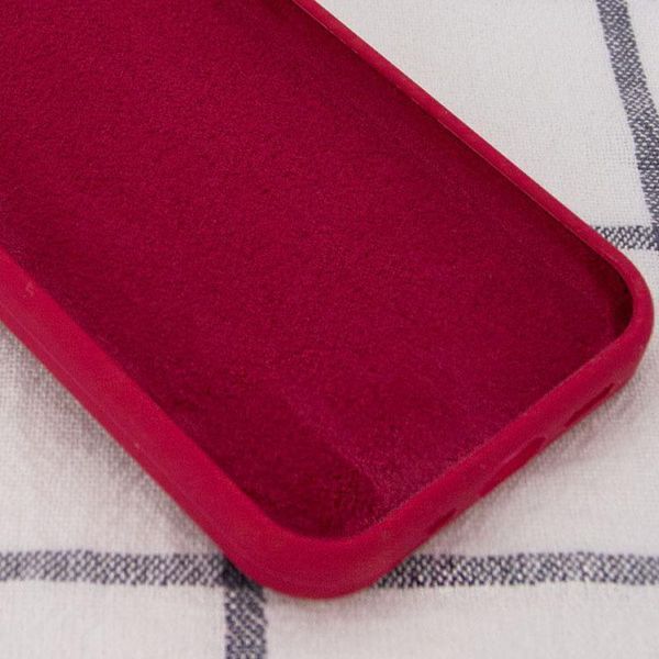 Силіконовий чохол Silk Full Protective для Apple iPhone 11 Pro Max (6.5") Rose Red 777-10636 фото
