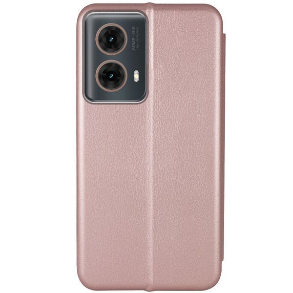 Шкіряний чохол-книжка Classy для Motorola Moto G85 Rose Gold 777-05352 фото