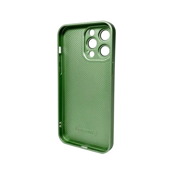 Чехол для смартфона AG Glass Matt Frame Color для iPhone 15 Pro Max Light Green 666-00656 фото