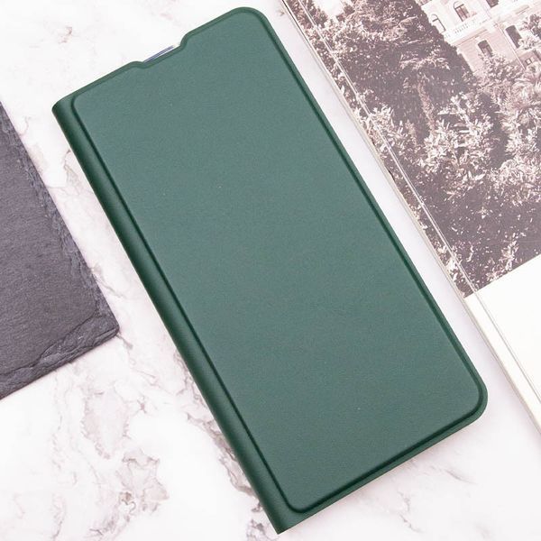 Кожаный чехол-книжка GETMAN Elegant для Samsung Galaxy M33 5G Зелёный 555-01537 фото