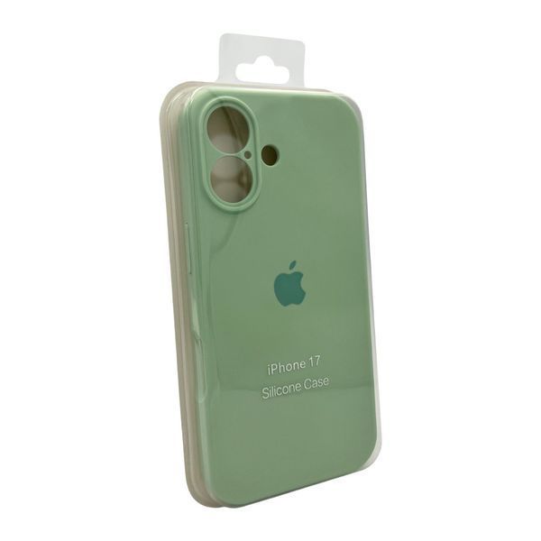 Силиконовый чехол с закрытой камерой для iPhone 17 Avokado Green 666-04220 фото