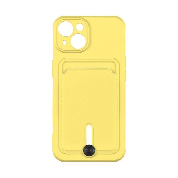 Чохол Colorfull Pocket Card з кишенею для карт для iPhone 14 Yellow 208-01870 фото