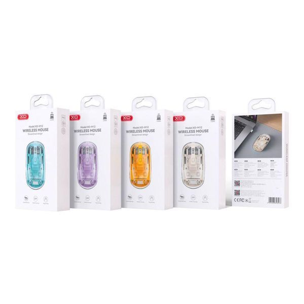 Беспроводная Мышь XO M12 Bluetooth+2.4G Желтый 656-02827 фото