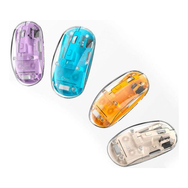 Беспроводная Мышь XO M12 Bluetooth+2.4G Желтый 656-02827 фото