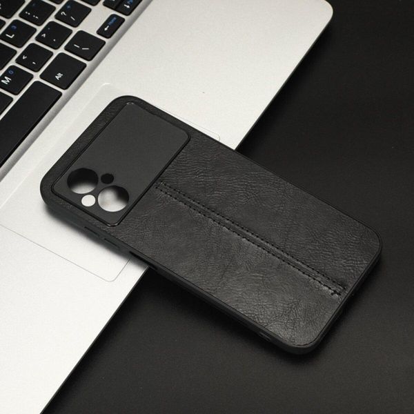 Чехол Cosmiс Leather Case для Poco M5/M5 5G Black 666-00090 фото