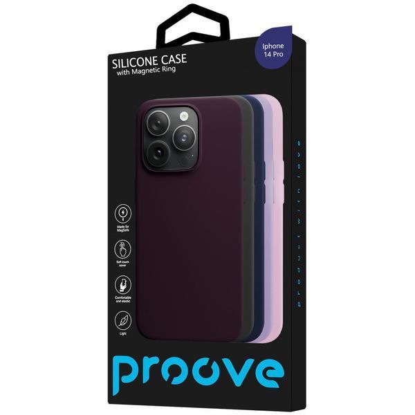 Чохол Proove Silicone Case with Magnetic Ring iPhone 14 Pro Storm Blue 656-05224 фото