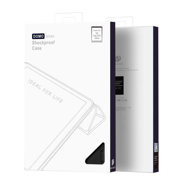 Чехол Dux Ducis Domo для Samsung Tab S10 Ultra/S9 Ultra/S8 Ultra with S Pen Holder Auto Sleep Wake Black 757-00175 фото
