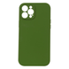 Силиконовый чехол с закрытой камерой для iPhone 12 Pro Max Hunter Green 333-00831 фото