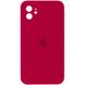 Силіконовий чохол з квадратними бортиками для iPhone 11 Rose-Red 208-00848 фото