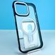 Силіконовий чохол Crystal Clear Drop Resistance with MagSafe для iPhone 14 Чорний 214-00319 фото