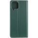 Кожаный чехол-книжка GETMAN Elegant для Samsung Galaxy M33 5G Зелёный 555-01537 фото 3